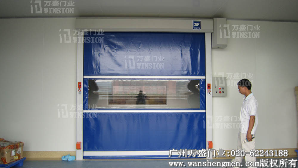 廣東湯臣防火快速卷簾門案例